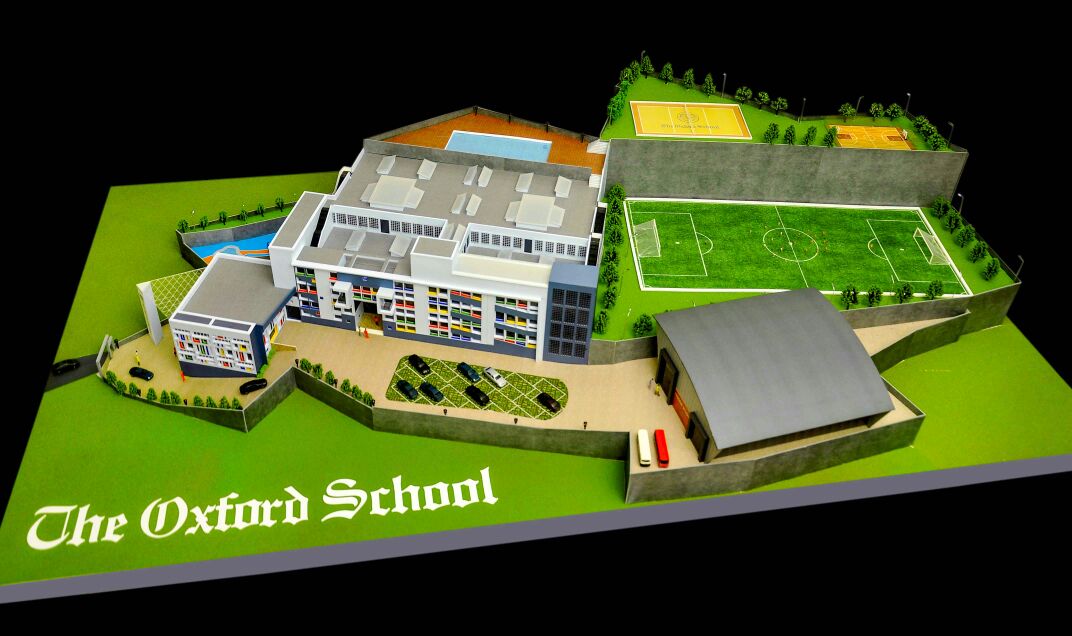 Infrastructure of the private school in Calicut the oxford school Calicut