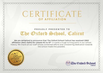 The oxford school Calicut is better than Al-Haramain English School